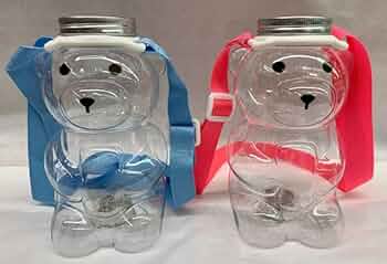 北京ユニバー限定　ハミクマLEDライト付きドリンクボトル Amazon｜光る！ドリンクボトル クマボトル8個セット フタ付き